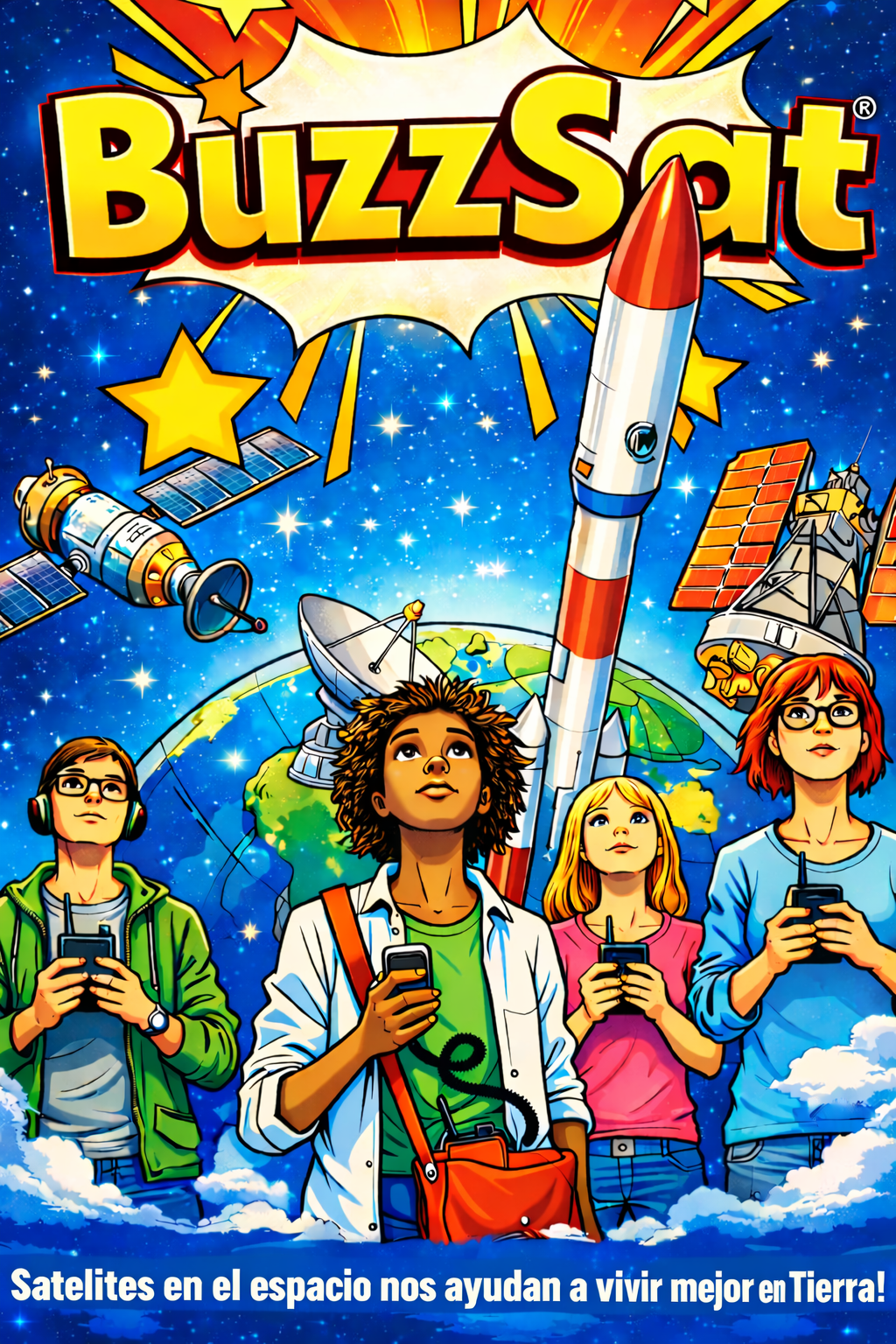 BuzzSat Coloring Book