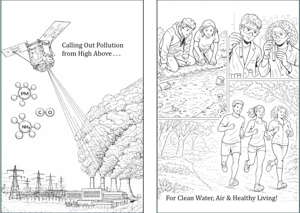 SATELLITES USED IN MONITORING POLLUTION