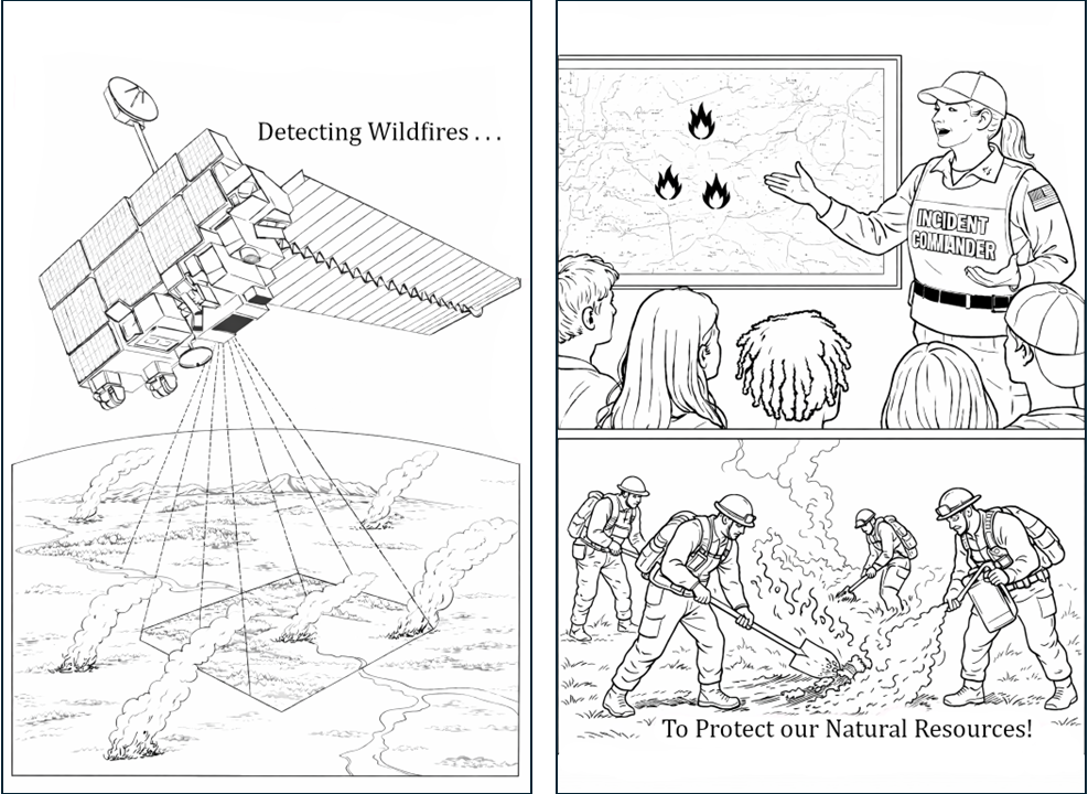 SATELLITES USED TO FIGHT WILDFIRES